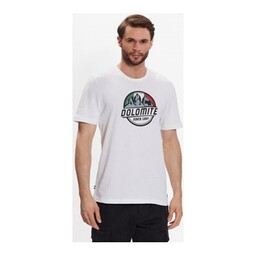 Dolomite T-Shirt 296160-748 Biały Regular Fit