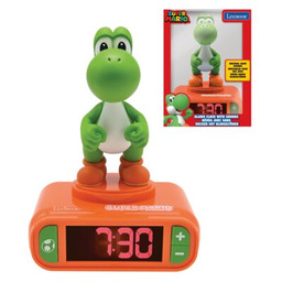 LEXIBOOK Zabawka budzik z lampką nocną Super Mario