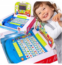 Komputerek dziecięcy laptop dla dzieci interaktywny edukacyjny komputer