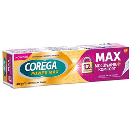 COREGA POWER MAX Mocowanie + Komfort, krem mocujący