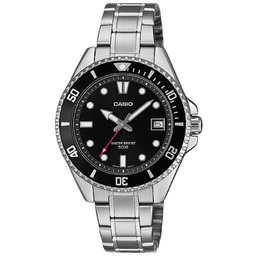 Zegarek Męski Casio Mdv-10D-1A1Vef Srebrny
