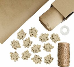 LEVIATAN Zestaw do pakowania prezentów, papier do pakowania