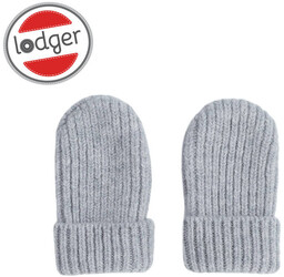 Lodger, Rękawiczki Niemowlęce Z Wełny Merino 100%, Szare,