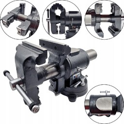 Imadło wielofunkcyjne 3D 125 mm ślusarskie Nomi