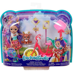 Enchantimals, lalka Jelonek z wózkiem