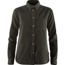 FJALLRAVEN Damska koszula ze sztruksu Övik szary Dunkles