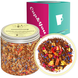Herbata Rooibos ANANASOWA czerwonokrzew bez kofeiny liściasta sypana