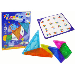 DLA DZIECI UKŁADANKA TANGRAM 7 MAGNETYCZNYCH KLOCKÓW
