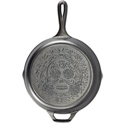Lodge Patelnia żeliwna 26 cm CZASZKA /