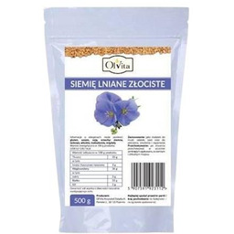 OLVITA Siemię lniane złociste, 500g