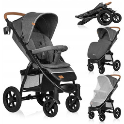 WÓZEK SPACEROWY LIONELO ANNET TOUR 22KG DUŻE KOŁA