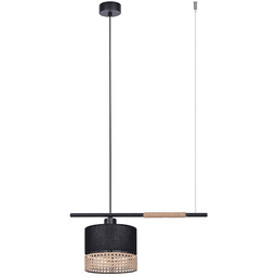 Lumes Lampa wisząca z rattanowym abażurem S907 S3-W61
