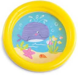 Brodzik dmuchany z wielorybkiem, Intex, 61x15 cm, żółty