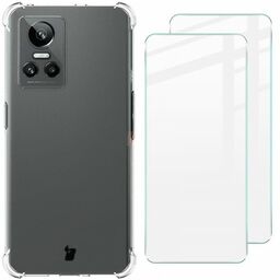 Bizon Etui + 2x szkło Case Clear Pack