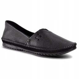 ESPADRYLE PÓŁBUTY MACIEJKA 01930-71 CZARNE SKÓRA R.41