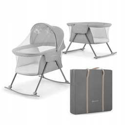 Kinderkraft Łóżeczko/kołyska Lovi grey