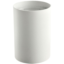 Klosz metalowy biały tubowy 14cm AZ3383 z serii