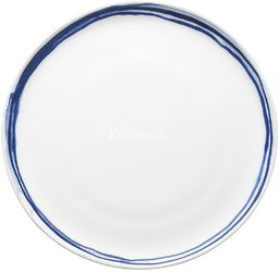 PORCELANOWY PŁASKI TALERZ OBIADOWY NUOVA R2S - INDIGO