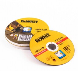 Tarcza do metalu 125mm 1x22,2mm 10szt DeWalt