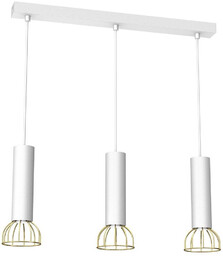 Lampa wisząca DANTE, MLP7255, biały/złoty, 3x8W LED GU10