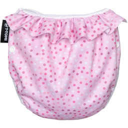 T-TOMI Diaper Swimwear Pink Dots pielucho-kąpielówki nadające się