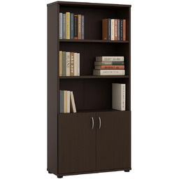 Elior Klasyczny regał na książki wenge L8-B52