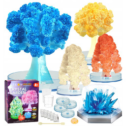 Zestaw Małego Chemika Hodowla Kryształów 4x Drzewko Duży