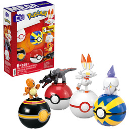 Mega Construx, zestaw, Pokemon, Drużyna typu ognistego, 105