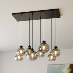 Lampa wisząca szklana Cubus TK Lighting, możliwość ściemniania,