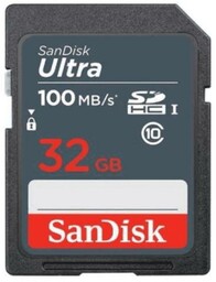 SanDisk SDHC Ultra 32GB C10 100MB/s UHS-I Karta