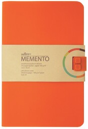 Notes Memento, A5, pomarańczowy
