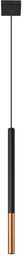 Lampa wisząca MOZAICA 1 czarny/miedź SL.0888 - Sollux