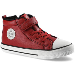 Big Star Czerwone Trampki Dziecięce Ocieplane Buty