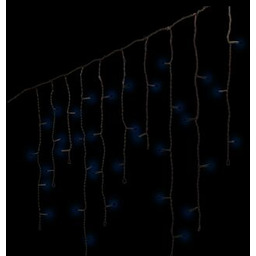 Lampki zewnętrzne kurtyna 490 LED ciepły biały