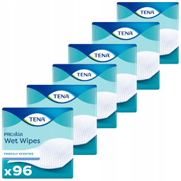 6x96szt mokre chusteczki Tena Wet Wipes Duopack oczyszczające