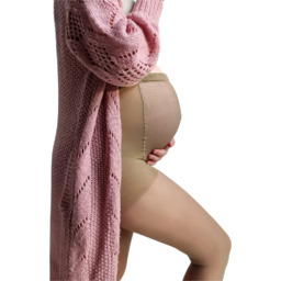 Kompresyjne rajstopy ciążowe z regulacją w pasie -