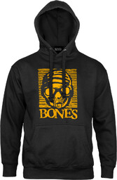 bluza męska BONES BLACK AND GOLD HOOD Black