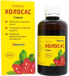 Wyciąg z Dzikiej Róży Holosas, Syrop, 250ml