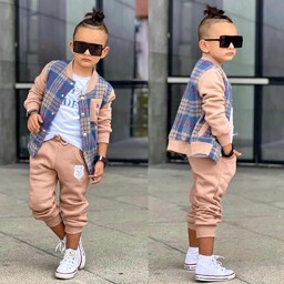 Komplet Dres Chłopięcy 3- Częściowy Z Bejsbolówką Ocieplany