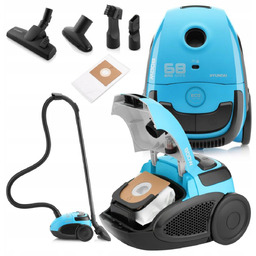 Odkurzacz Workowy Hyundai Vc068lb 800w Eco, Tradycyjny, Cichy,