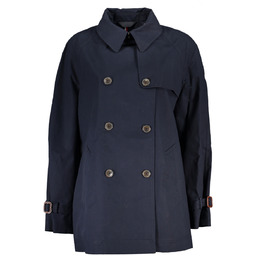 NIEBIESKI trencz damski TOMMY HILFIGER