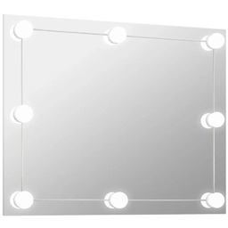 Elior Nowoczesne prostokątne lustro z oświetleniem LED 80x60