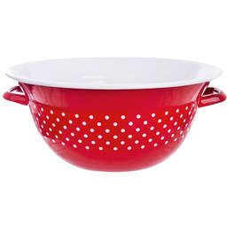 Orion Miska do wyrabiania ciasta czerwona w grochy