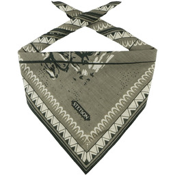 Bandana Last Drop by Stetson, brązowy, One Size