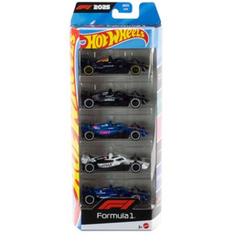 Hot Wheels Zestaw pojazdów Formuła 1 Bolidy JLN11