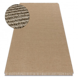 Dywan JUTE 3651 ciemny beż jednolity - jutowy,