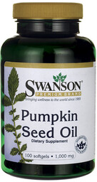 Swanson Olej z pestek dyni 1000mg 100 żelek