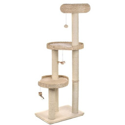 Natural Home III Drapak dla Kota Beżowy 60x40x154cm