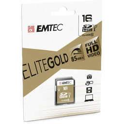Emtec SDHC 16 GB Class10 Gold + 16