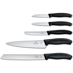 Victorinox Swiss Classic, zestaw, 5 noży, czarny 6.7133.5G